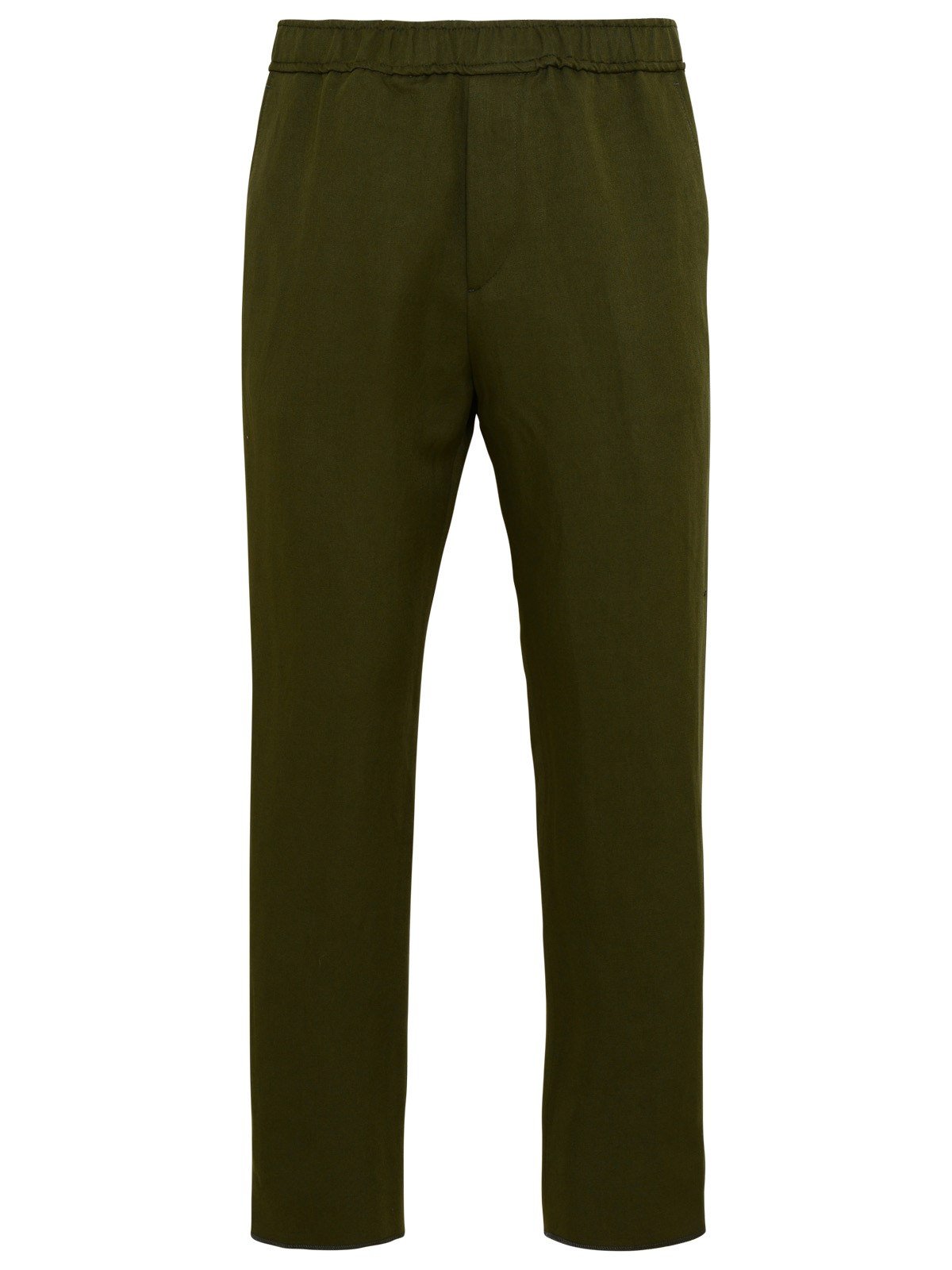 Etro Logo Band Straight Leg Pants