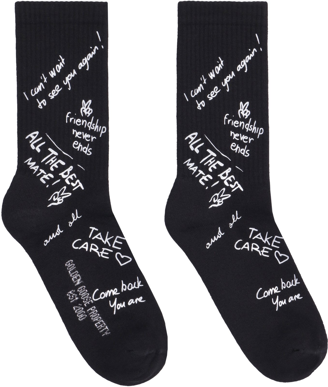 Golden Goose Deluxe Brand Slogan Printed Socks
