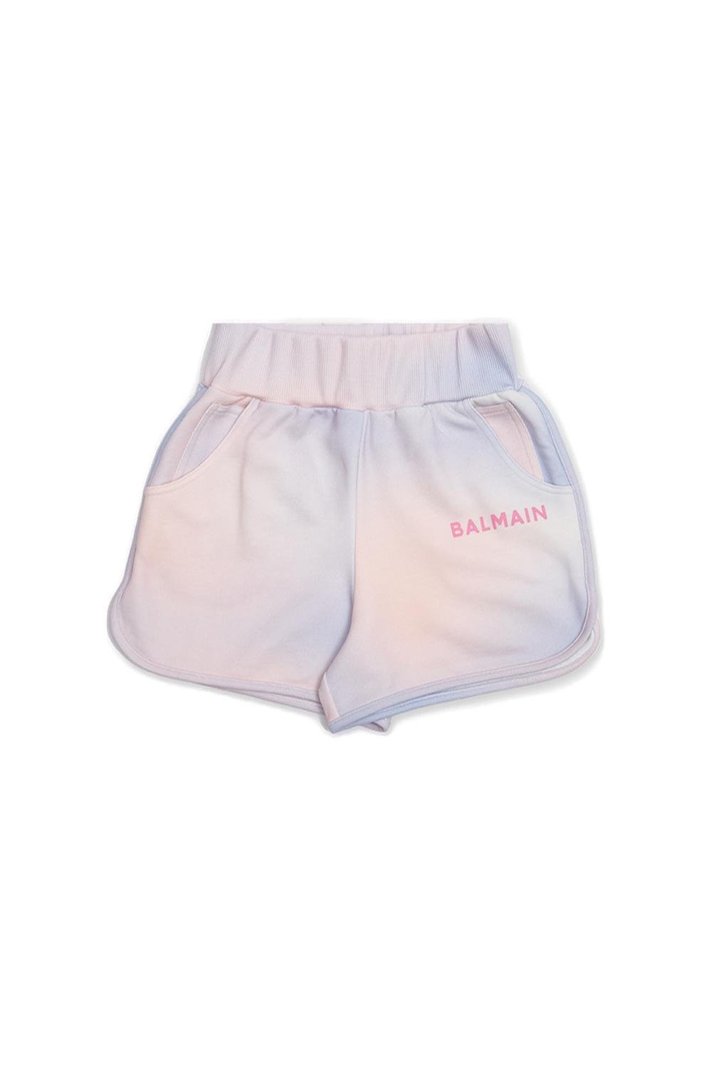 Balmain Kids Tie-Dyed Elastic Waist Shorts