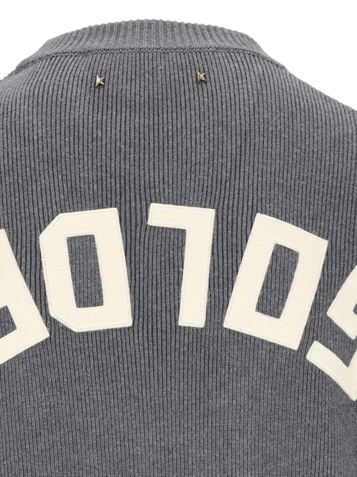 Golden Goose Deluxe Brand Logo Detailed Knitted Jumper
