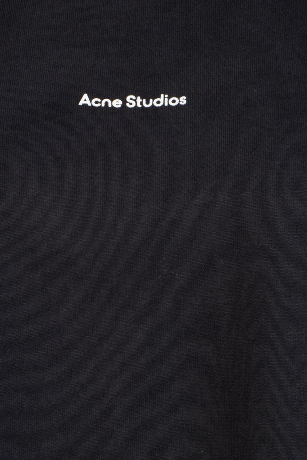 Acne Studios Logo Printed Long Sleeved Hoodie