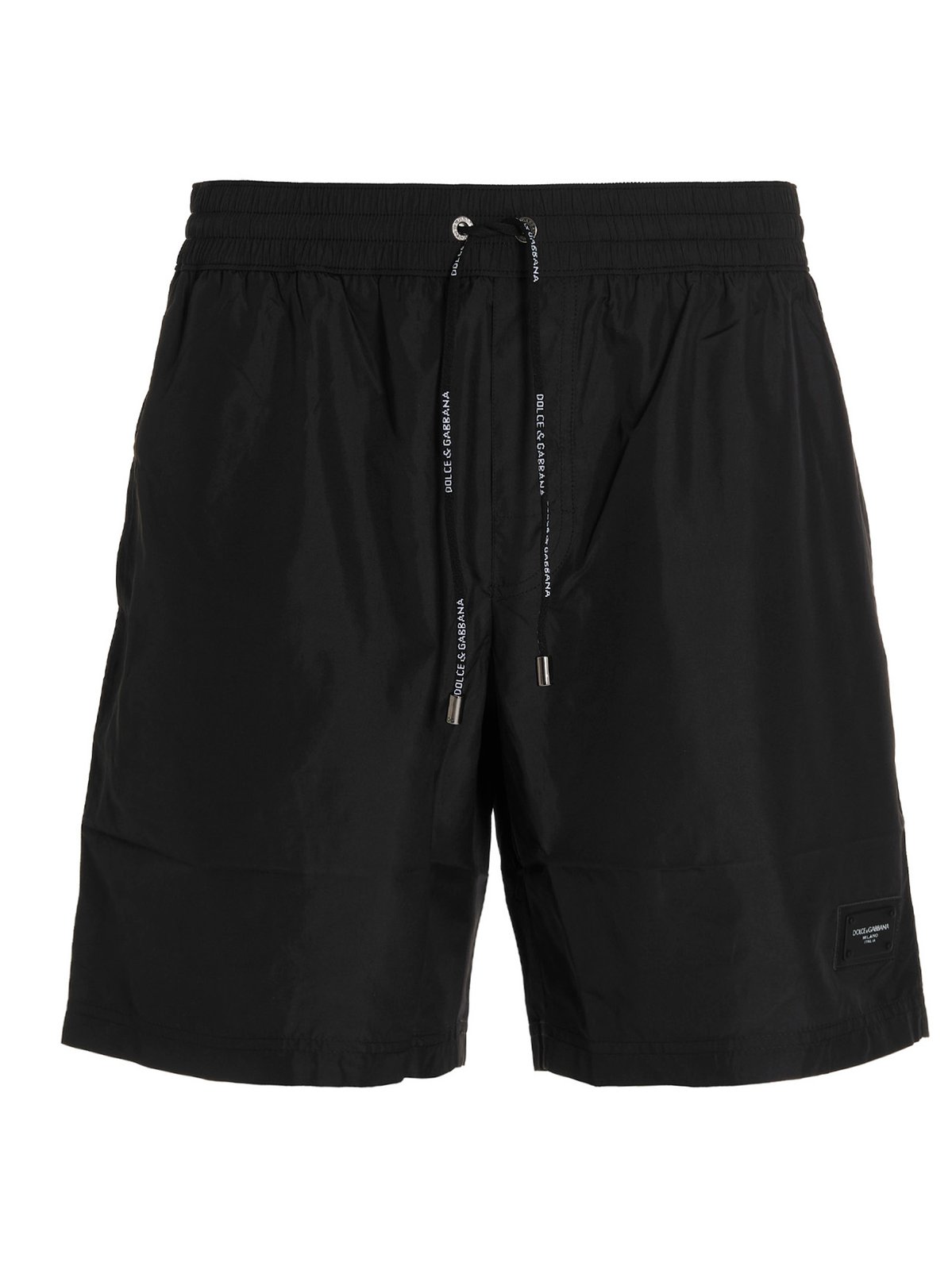 Dolce & Gabbana Logo Patch Swim Shorts