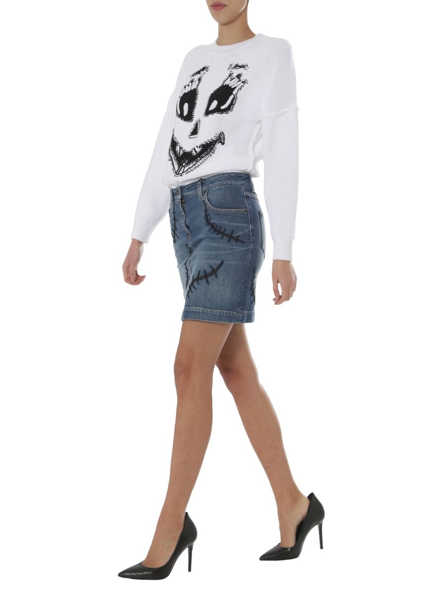 Moschino Pumpkin Face Sweater
