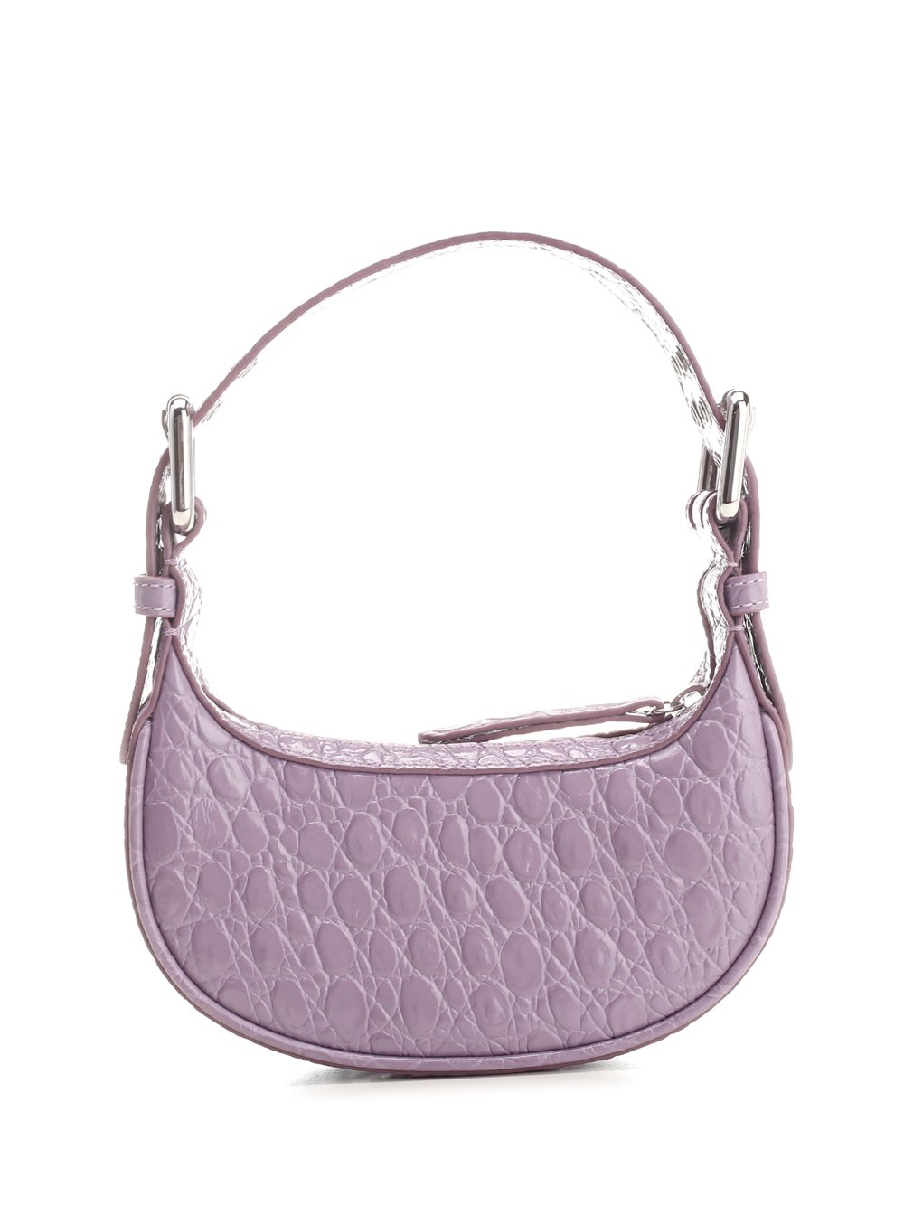 By Far Embossed Zipped Mini Shoulder Bag