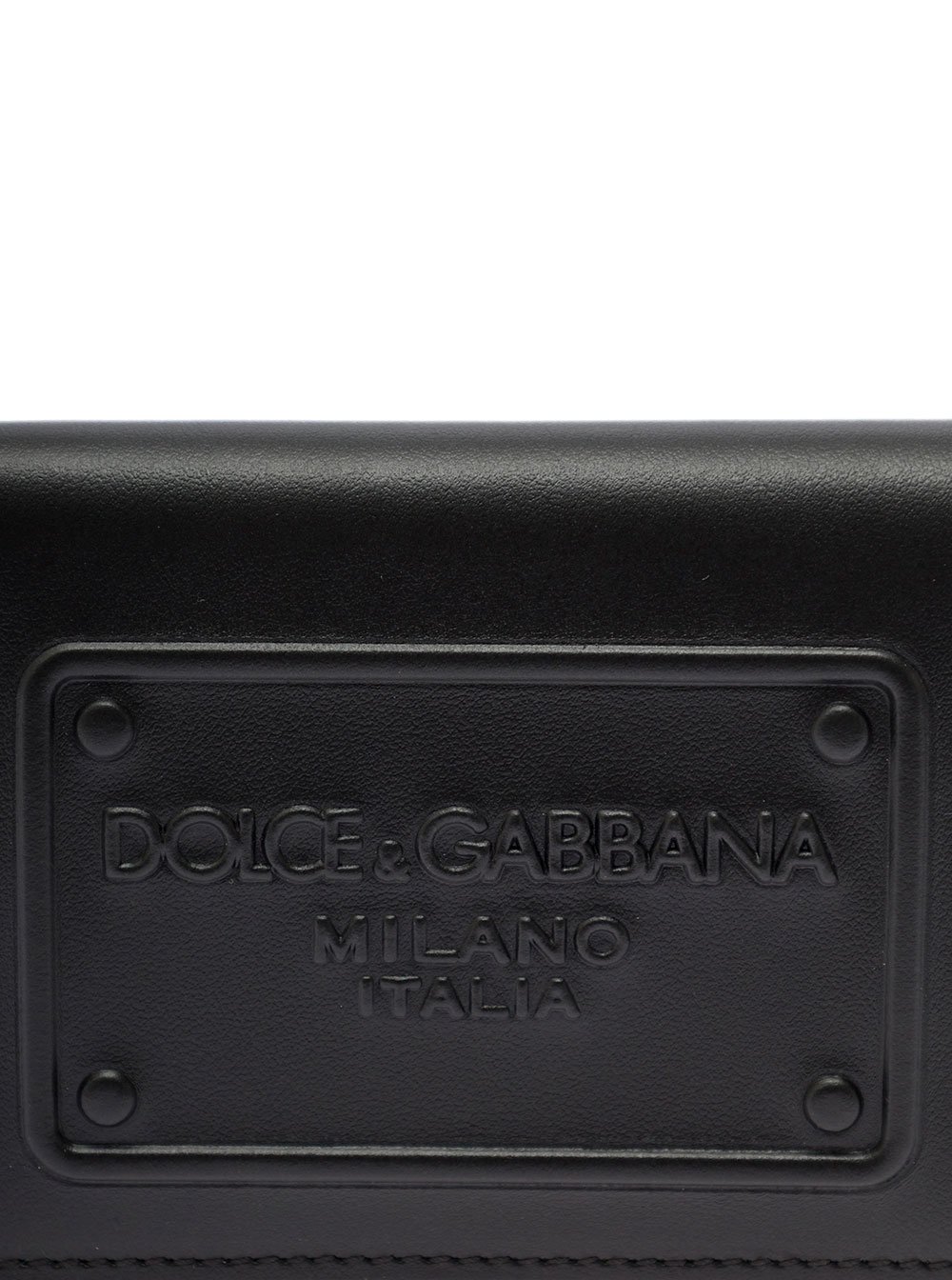 Dolce & Gabbana Logo Embossed Snapped Wallet