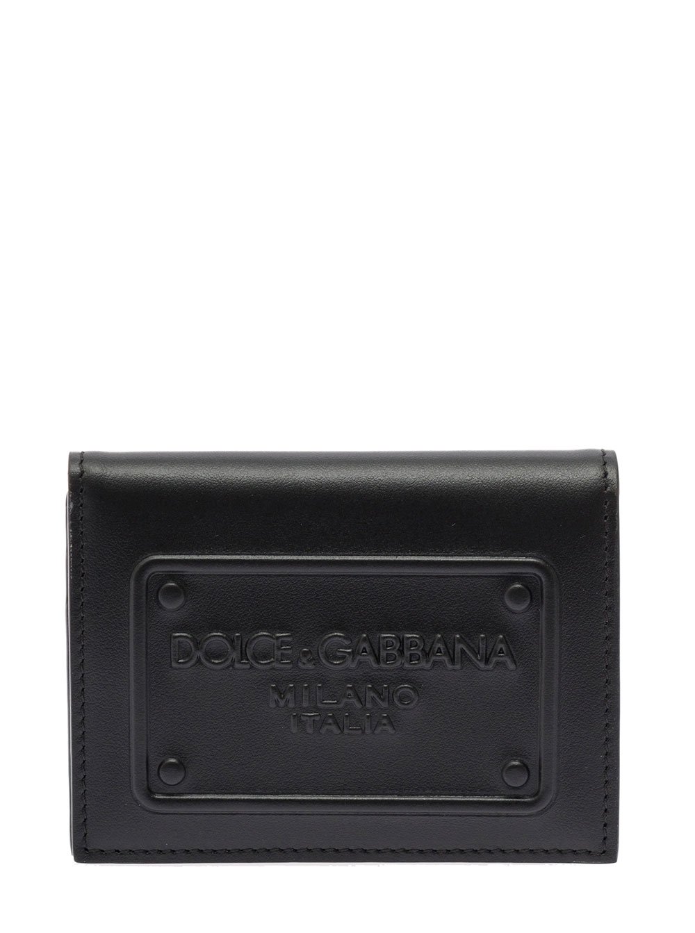 Dolce & Gabbana Logo Embossed Snapped Wallet