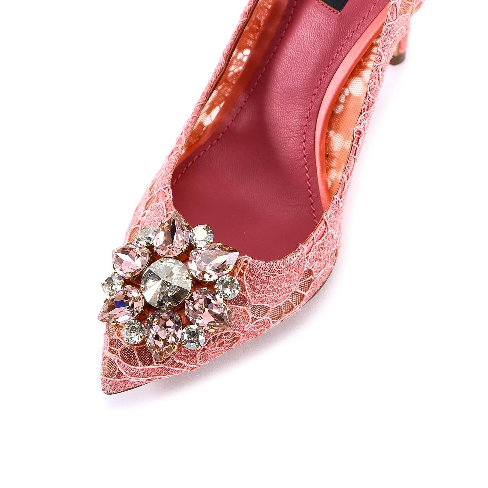 Dolce & Gabbana Bellucci Embellished Lace Stilettos