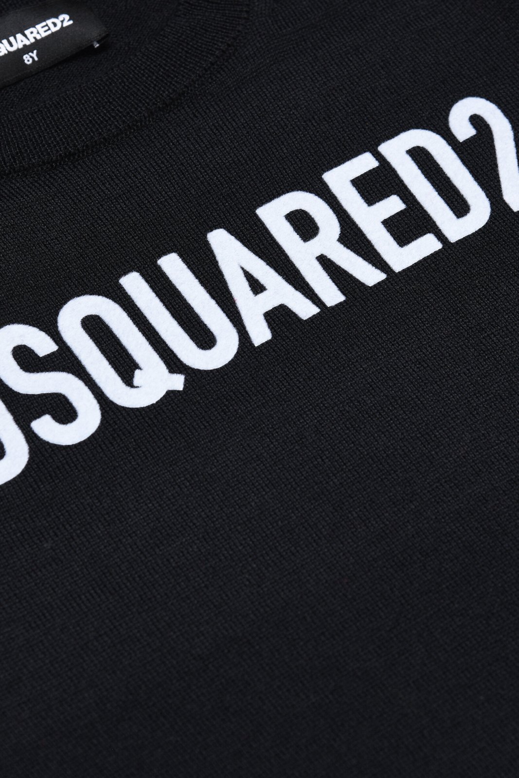 Dsquared2 Kids Logo Printed Knit Jumper