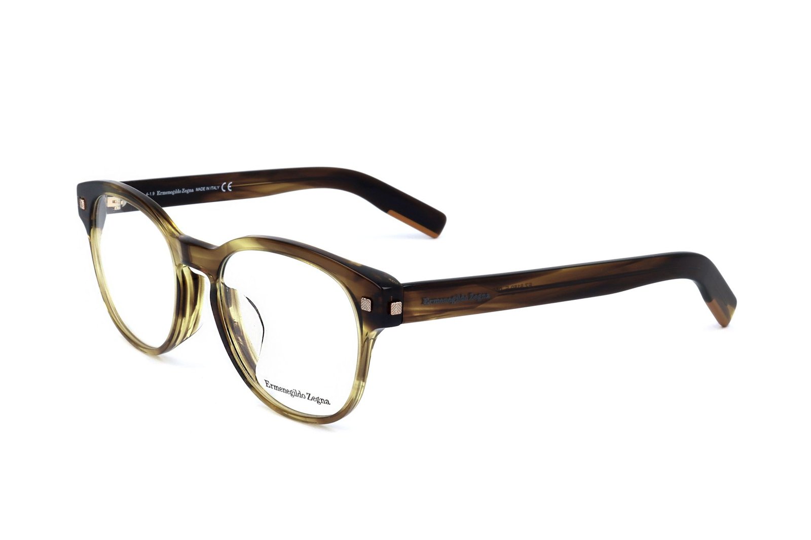 Zegna Round Frame Glasses