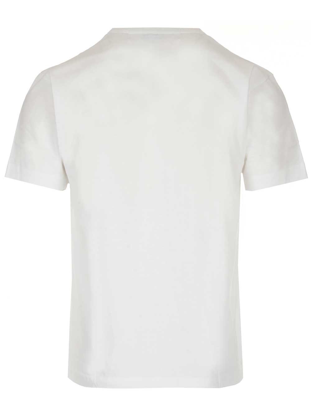 Comme des Garçons Play 標誌刺繡圓領 T 卹