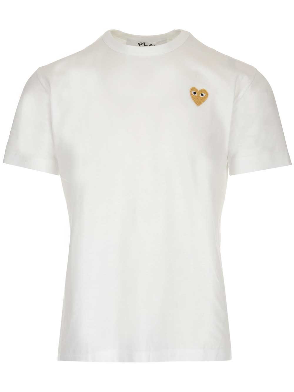 Comme des Garçons Play 標誌刺繡圓領 T 卹