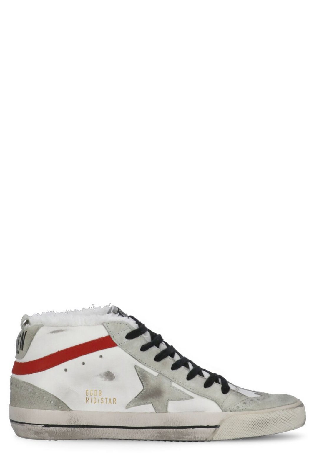 Golden Goose Deluxe Brand Mid-Star Lace Up Sneakers