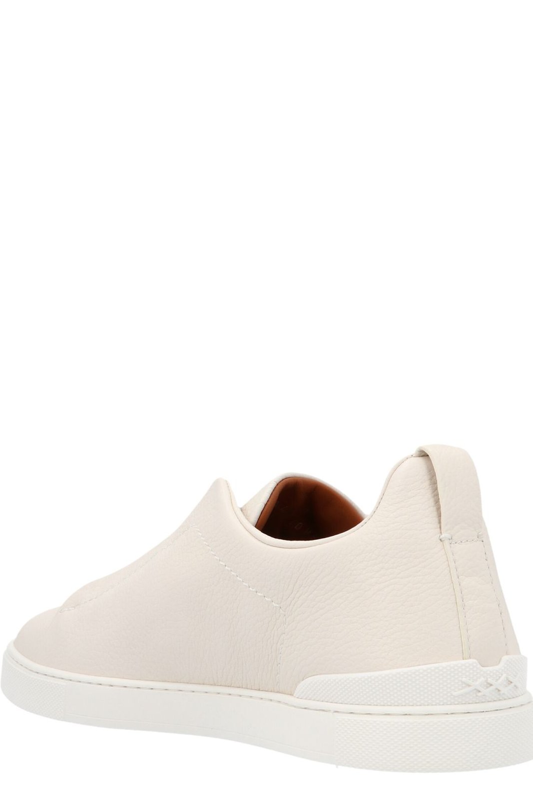 Zegna Triple Stitch Round Toe Sneakers