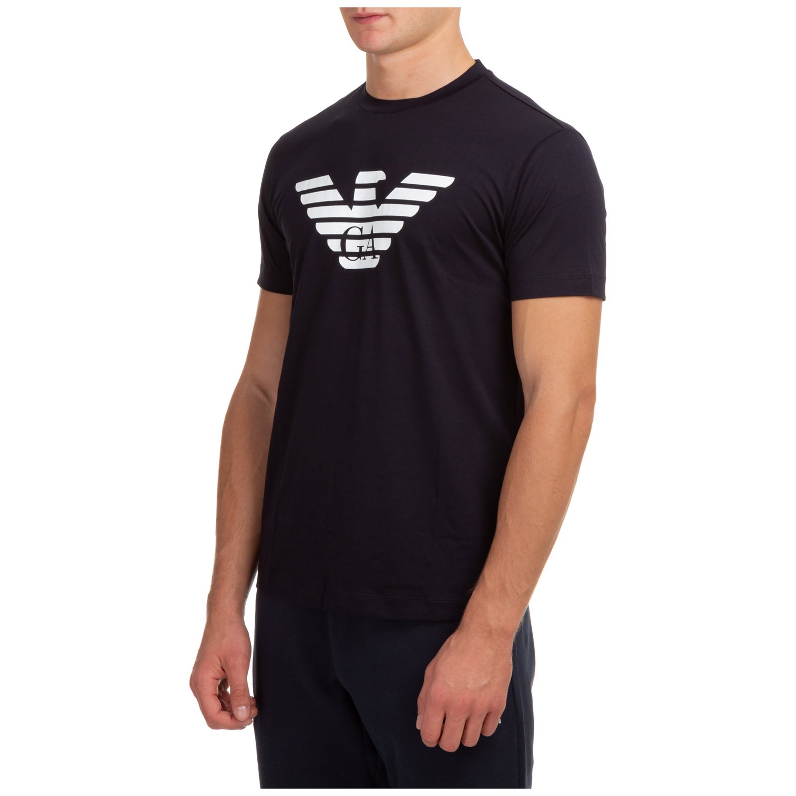Emporio Armani Logo Printed Crewneck T-Shirt