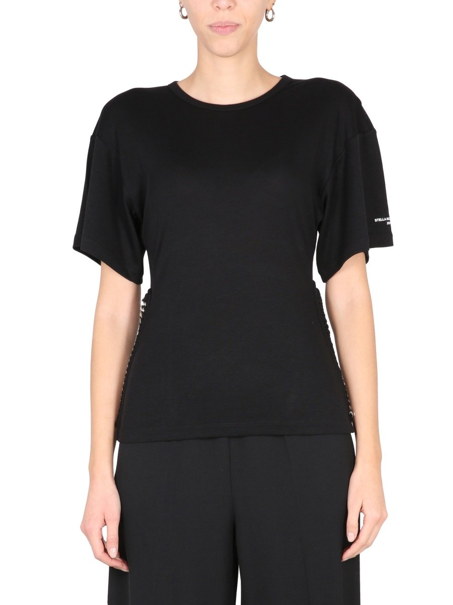 Stella McCartney Chain-Detailed Crewneck T-Shirt