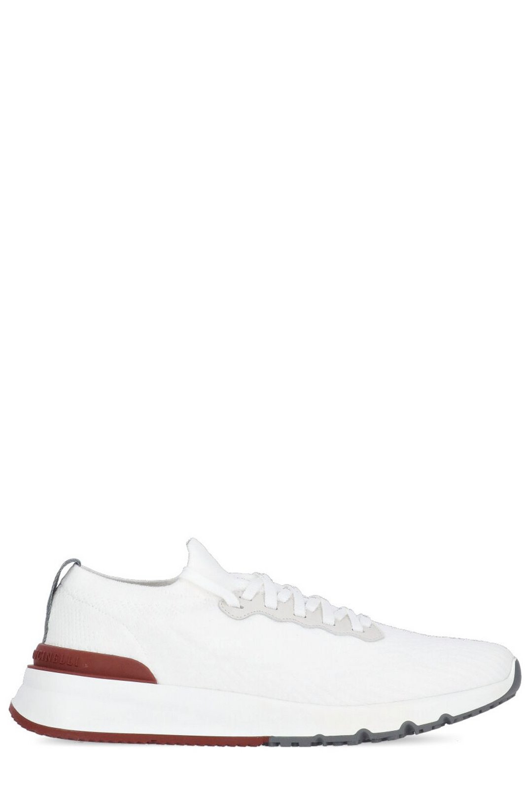 Brunello Cucinelli Knitted Lace-Up Sneakers
