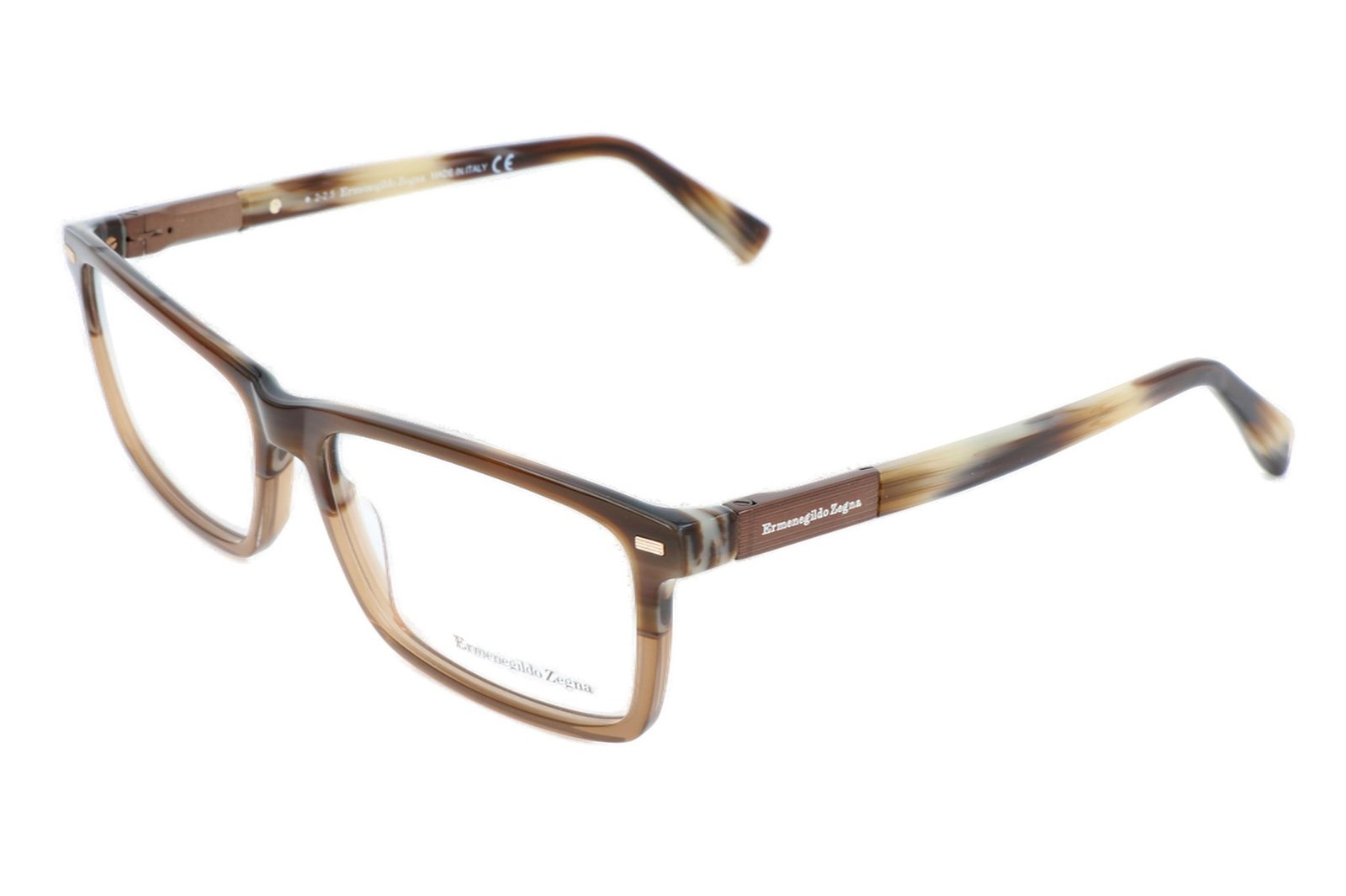 Zegna Rectangle-Frame Glasses