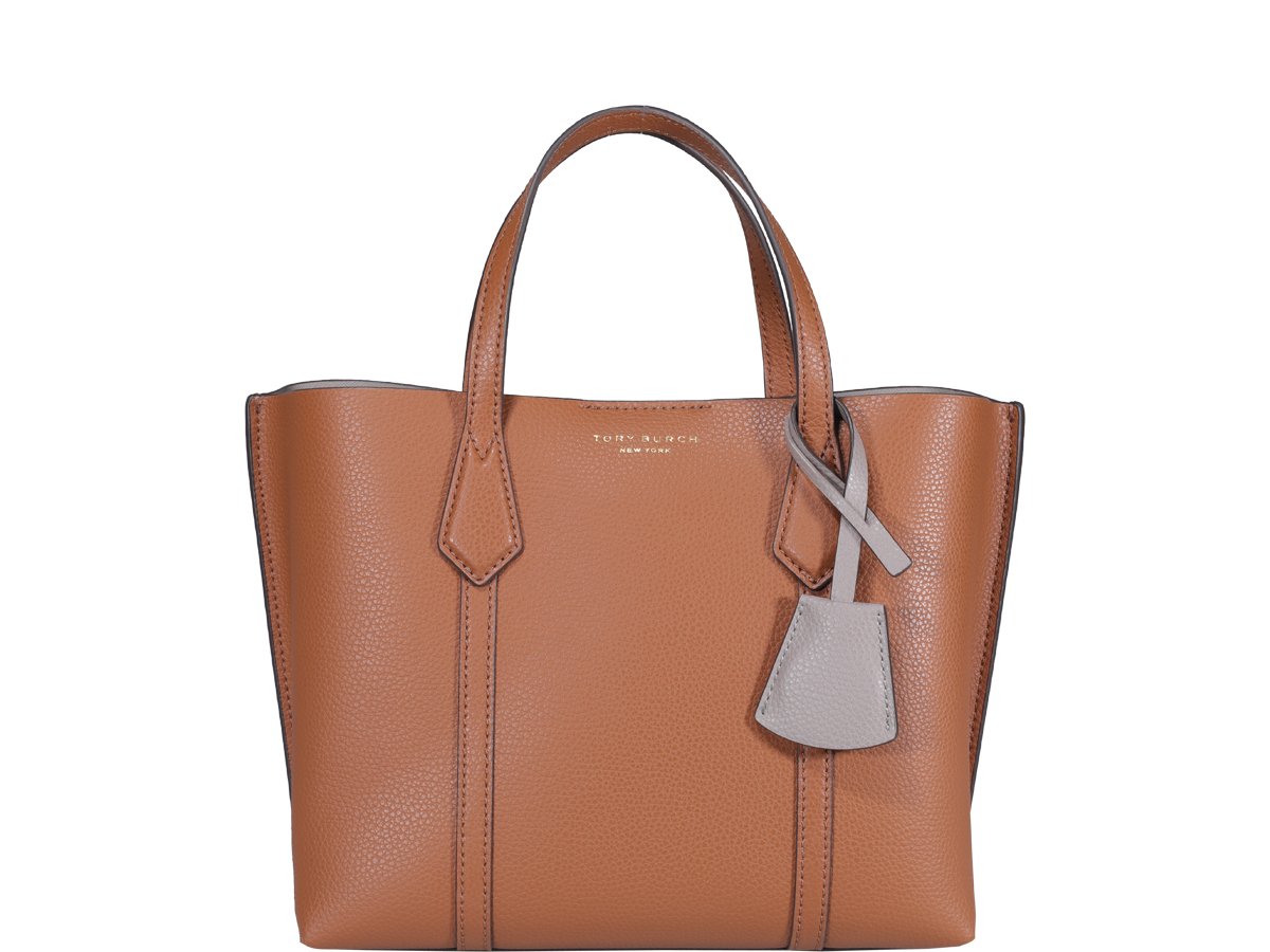 Tory Burch Perry Logo Detailed Small Tote Bag