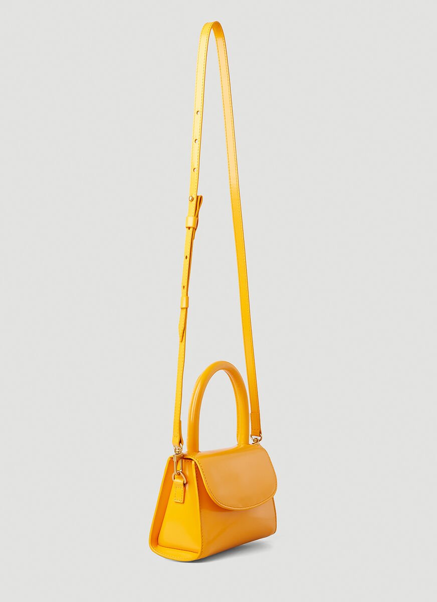 By Far Foldover Top Mini Tote Bag