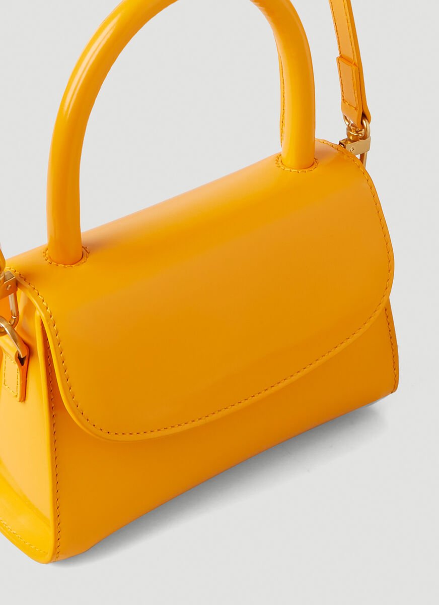 By Far Foldover Top Mini Tote Bag