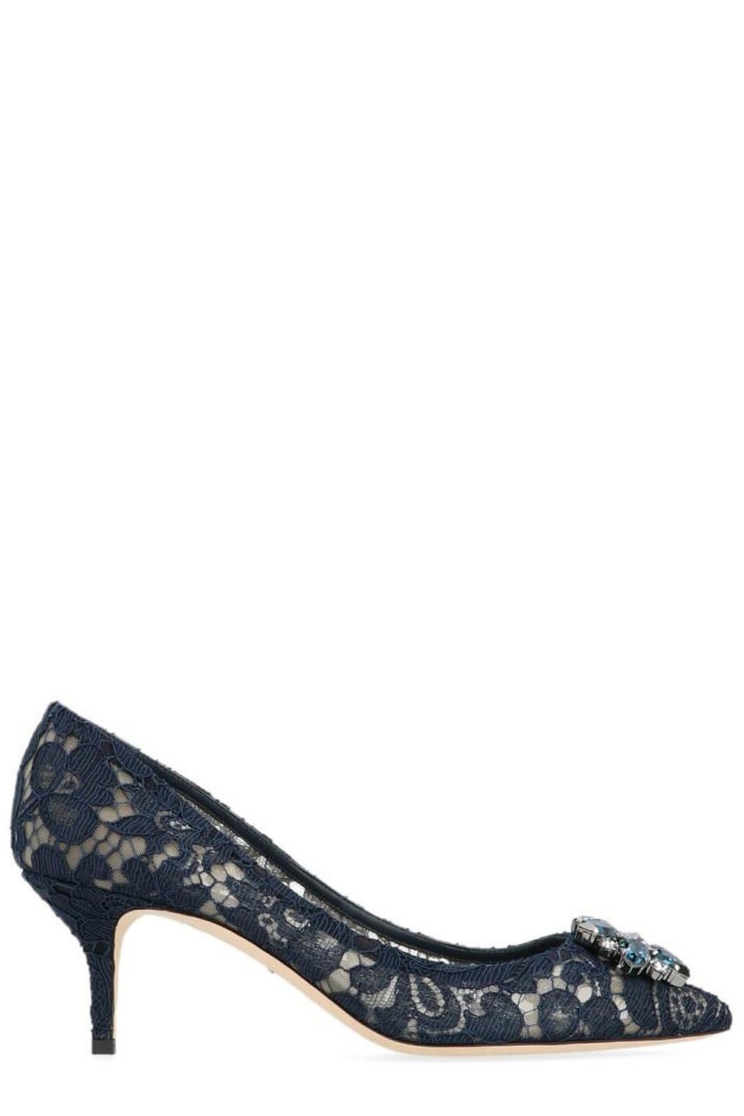 Dolce & Gabbana Bellucci Embellished Lace Pumps
