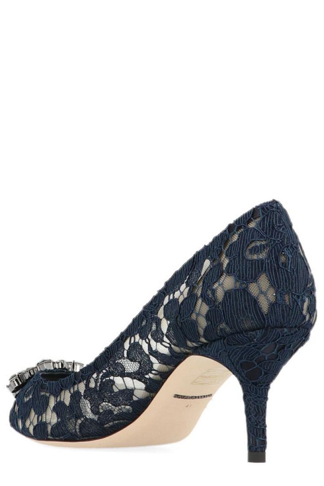 Dolce & Gabbana Bellucci Embellished Lace Pumps