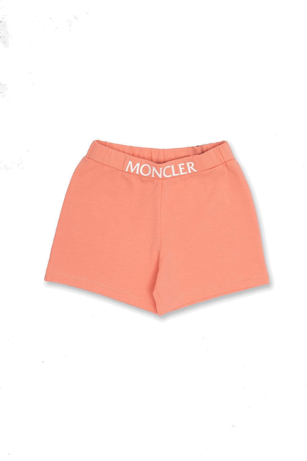 Moncler Enfant Logo Waistband Shorts