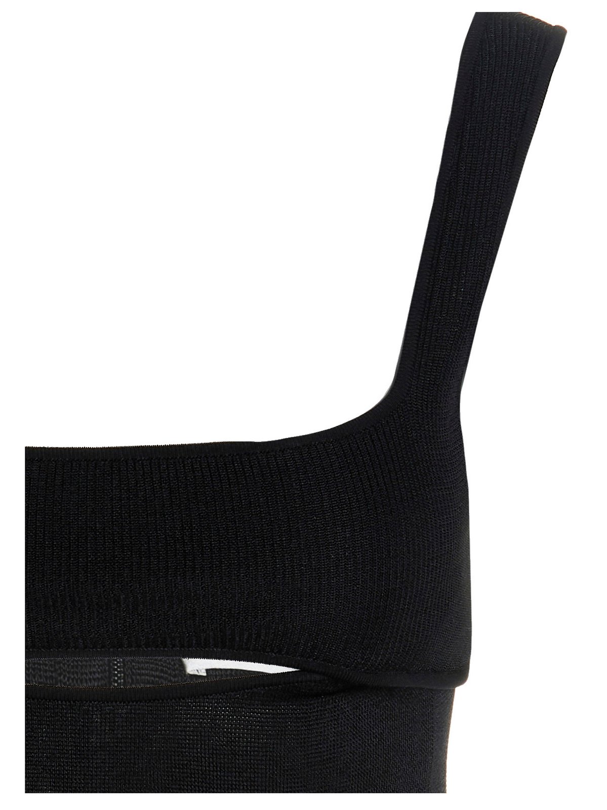 Saint Laurent カットアウト ミニドレス