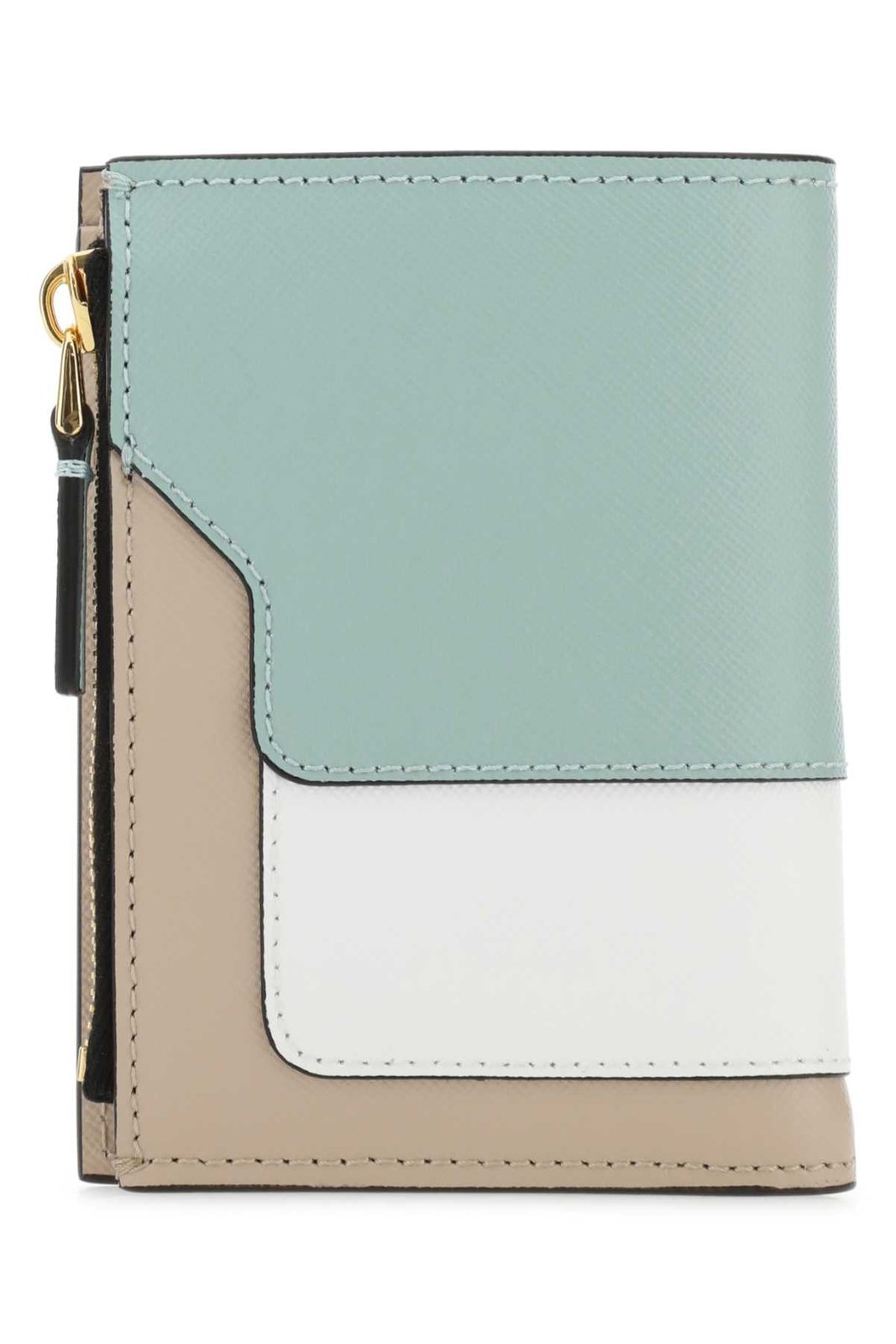 Marni Logo Detailed Panelled Zipped Wallet 3 Marni Logo Detailed Panelled Zipped Wallet
