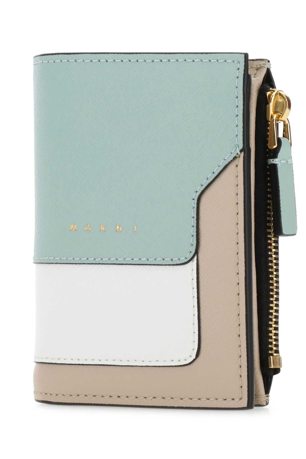Marni Logo Detailed Panelled Zipped Wallet 4 Marni Logo Detailed Panelled Zipped Wallet
