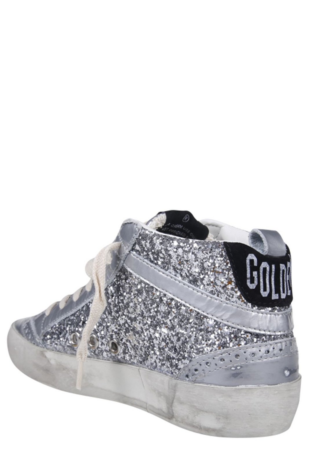 Golden Goose Deluxe Brand Mid-Star Glitter Sneakers