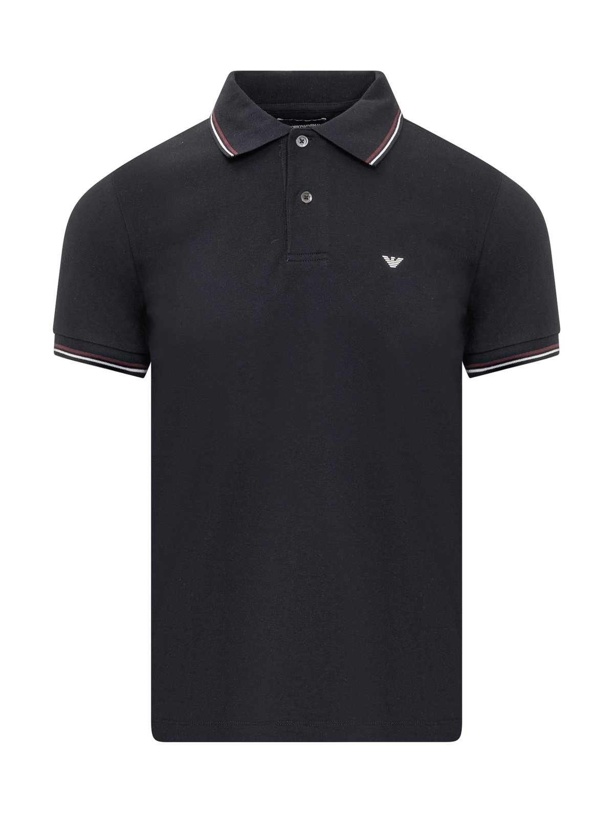 Emporio Armani Logo Printed Short Sleeved Polo Shirt