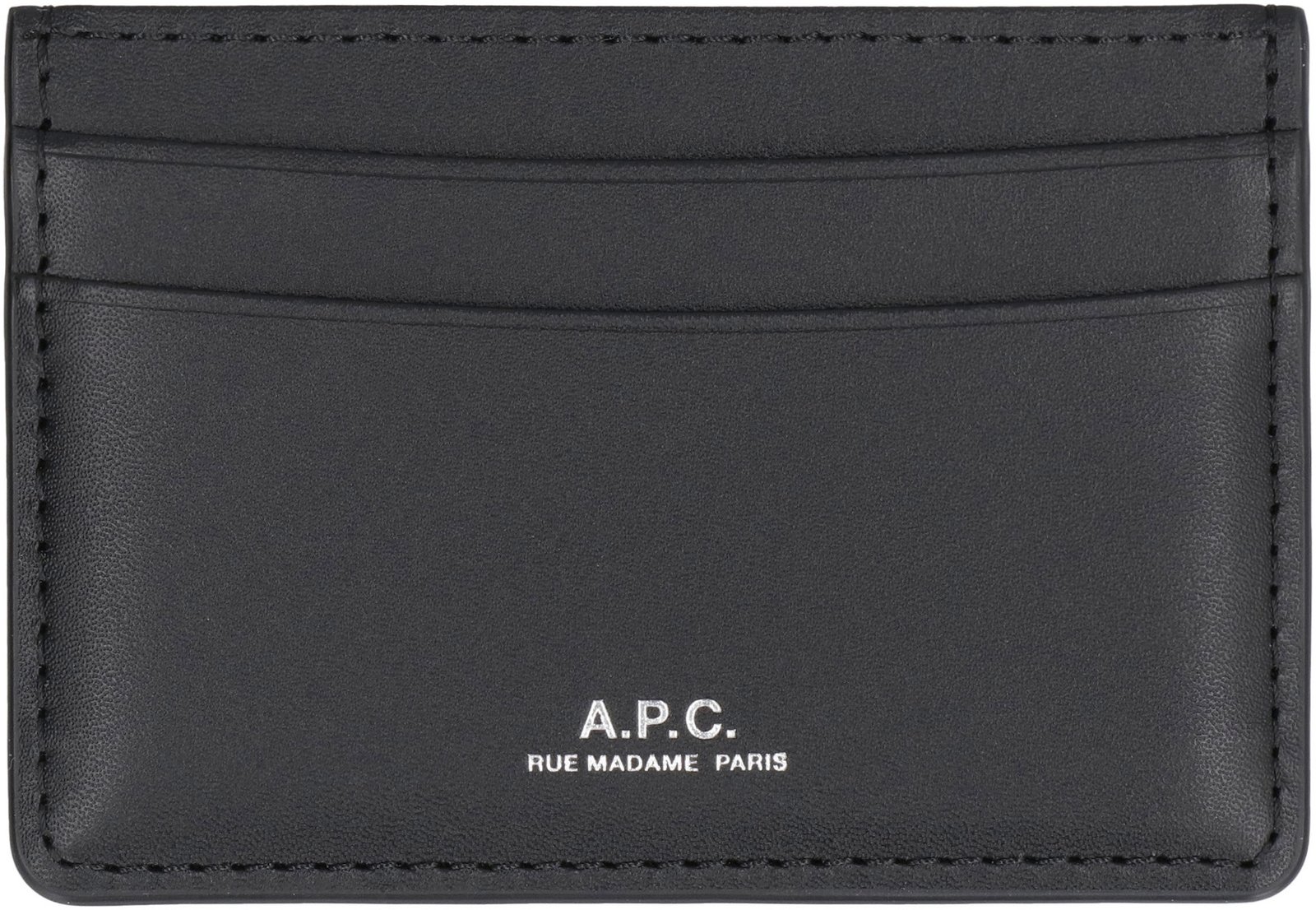 A.P.C. André Logo Embossed Cardholder