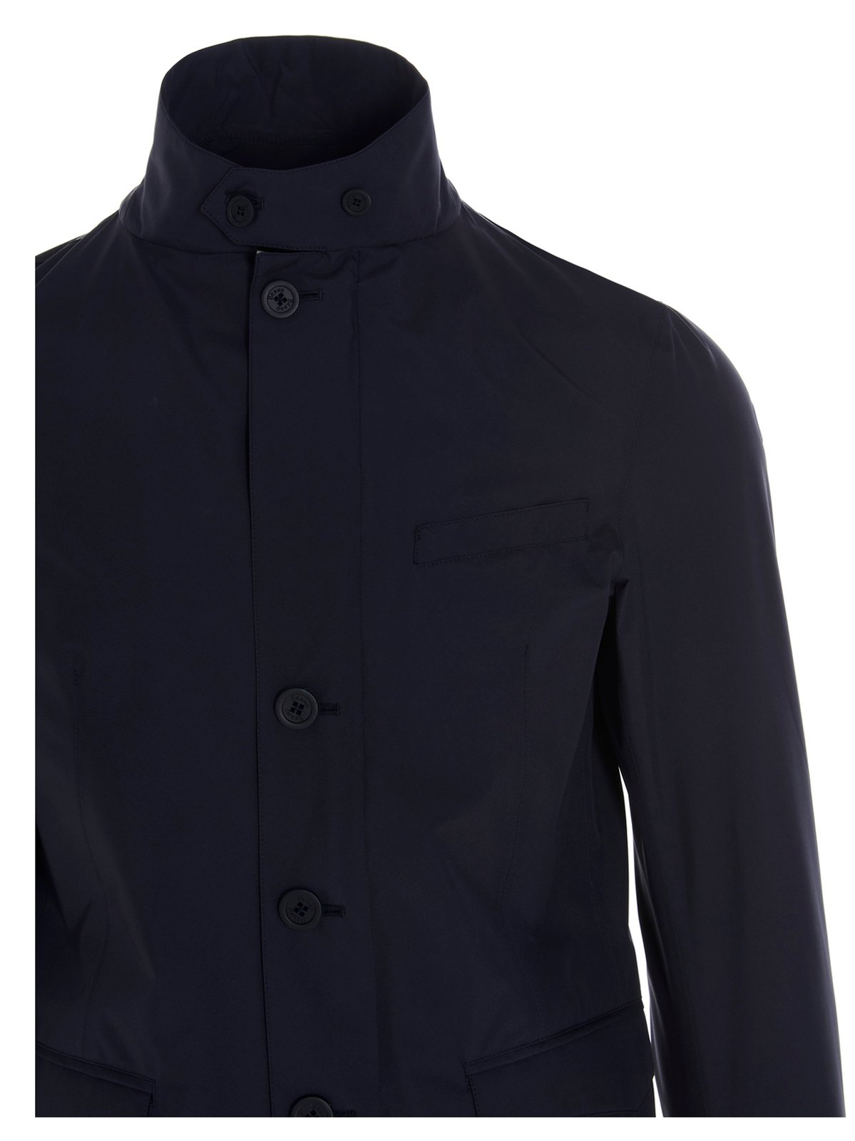Herno High-Neck Buttoned Jacket