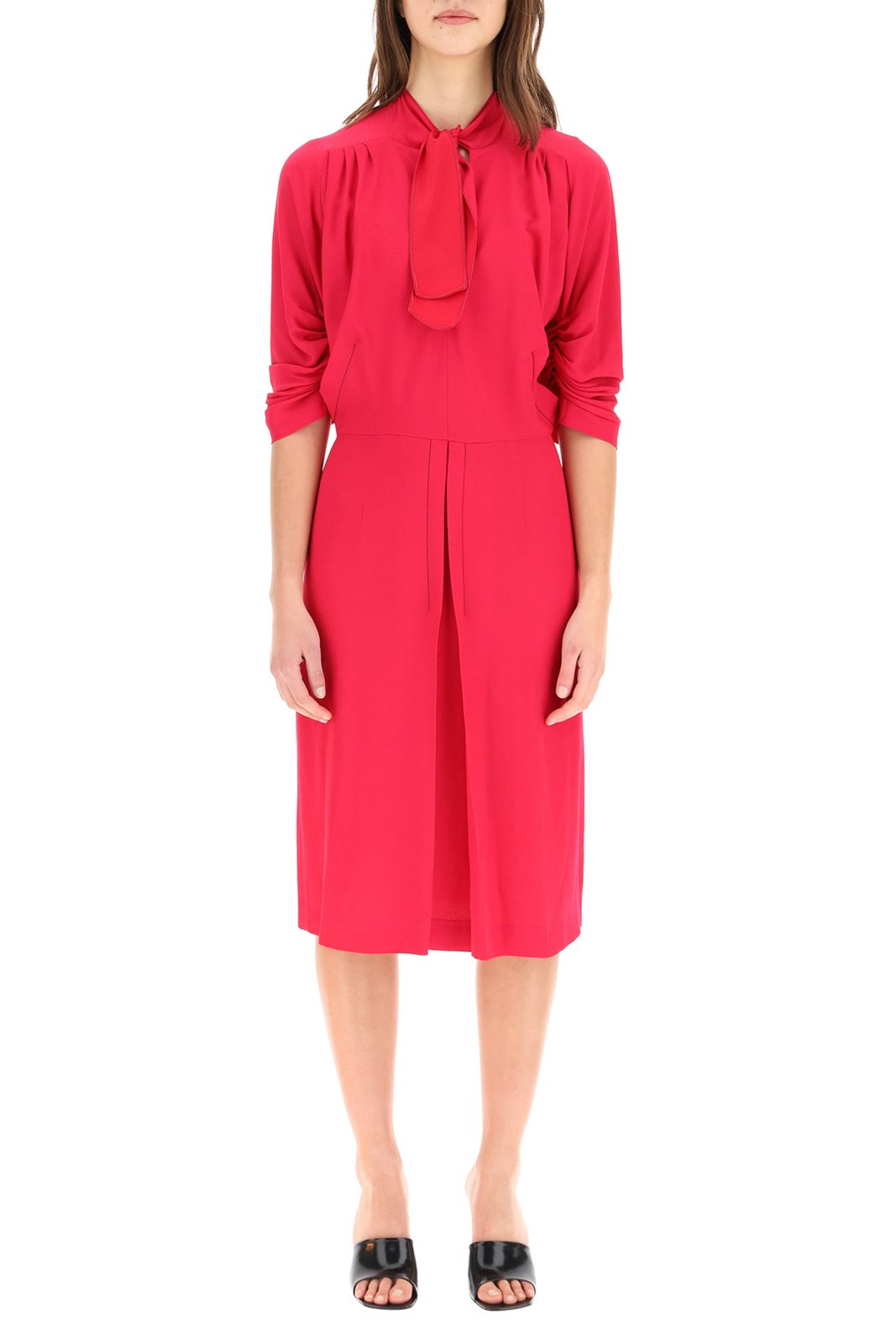 Marni Crepe Envers Satin Dress