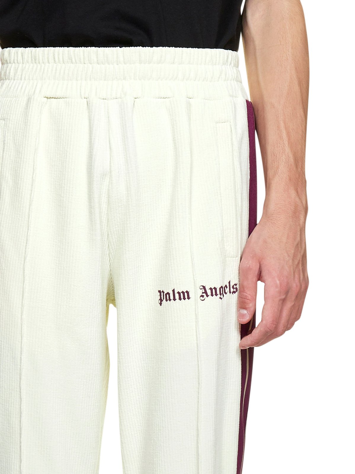 Palm Angels Logo Printed Corduroy Trackpants