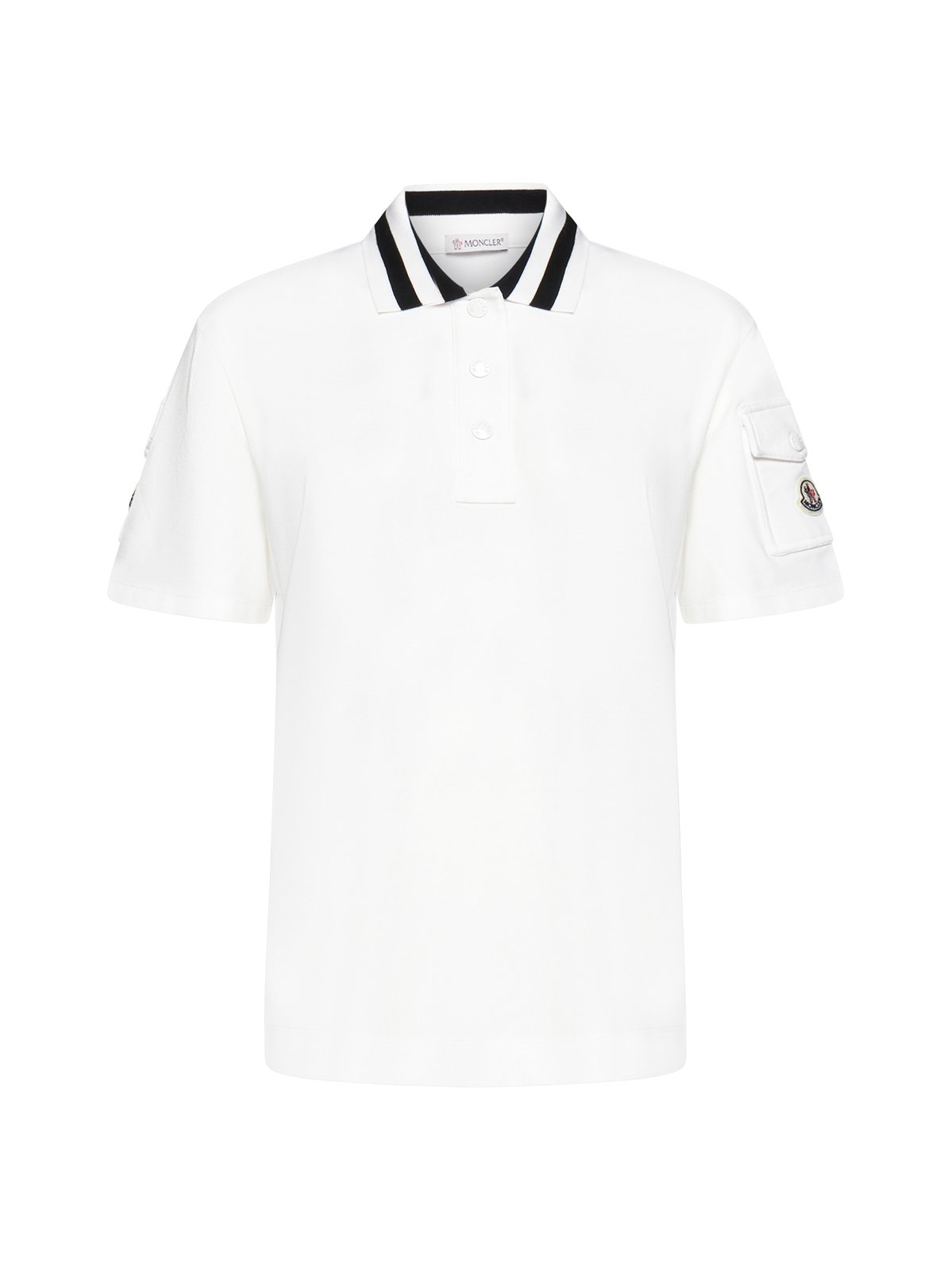 Moncler Logo Embroidered Short-Sleeved Polo Shirt