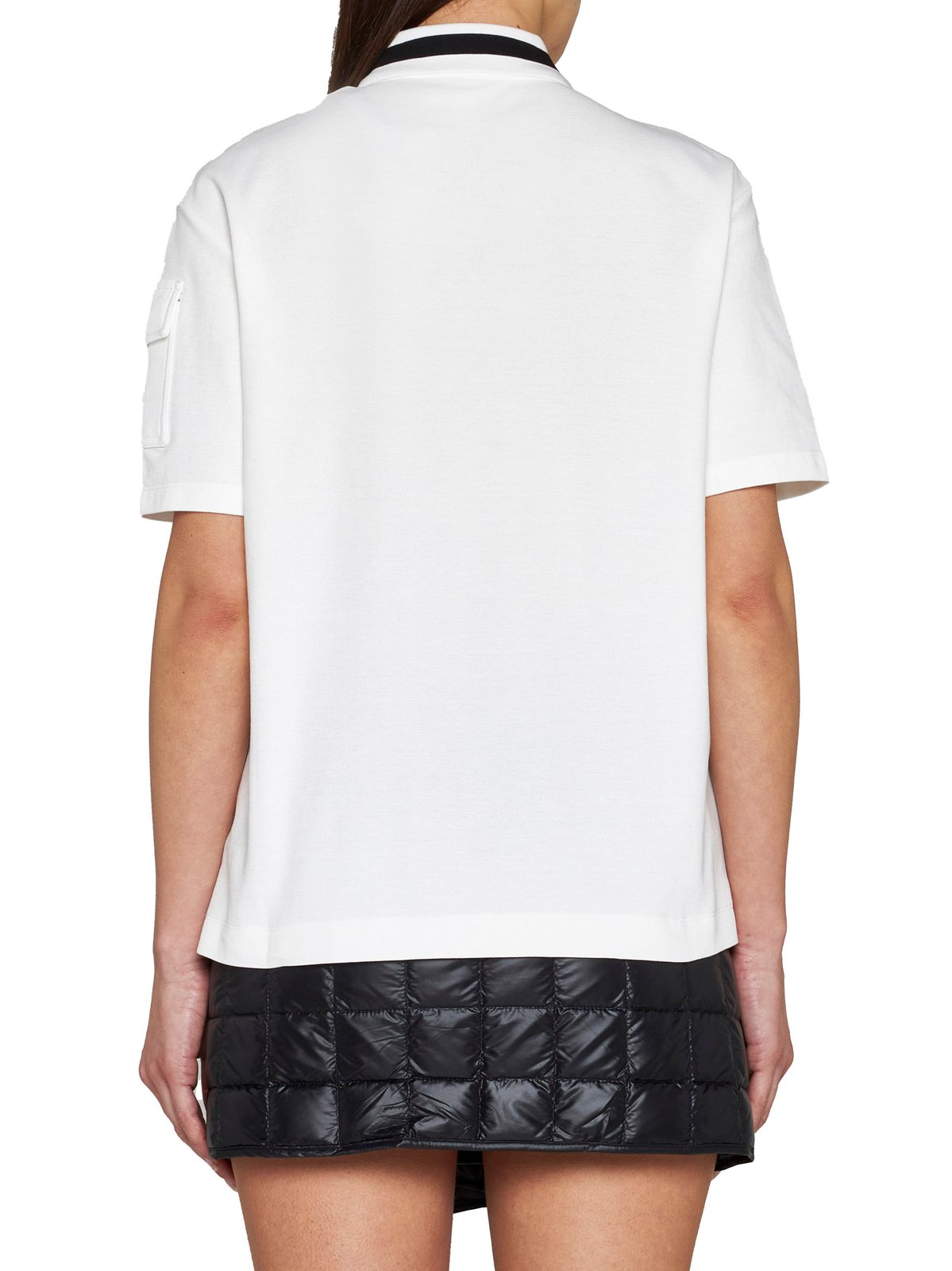 Moncler Logo Embroidered Short-Sleeved Polo Shirt