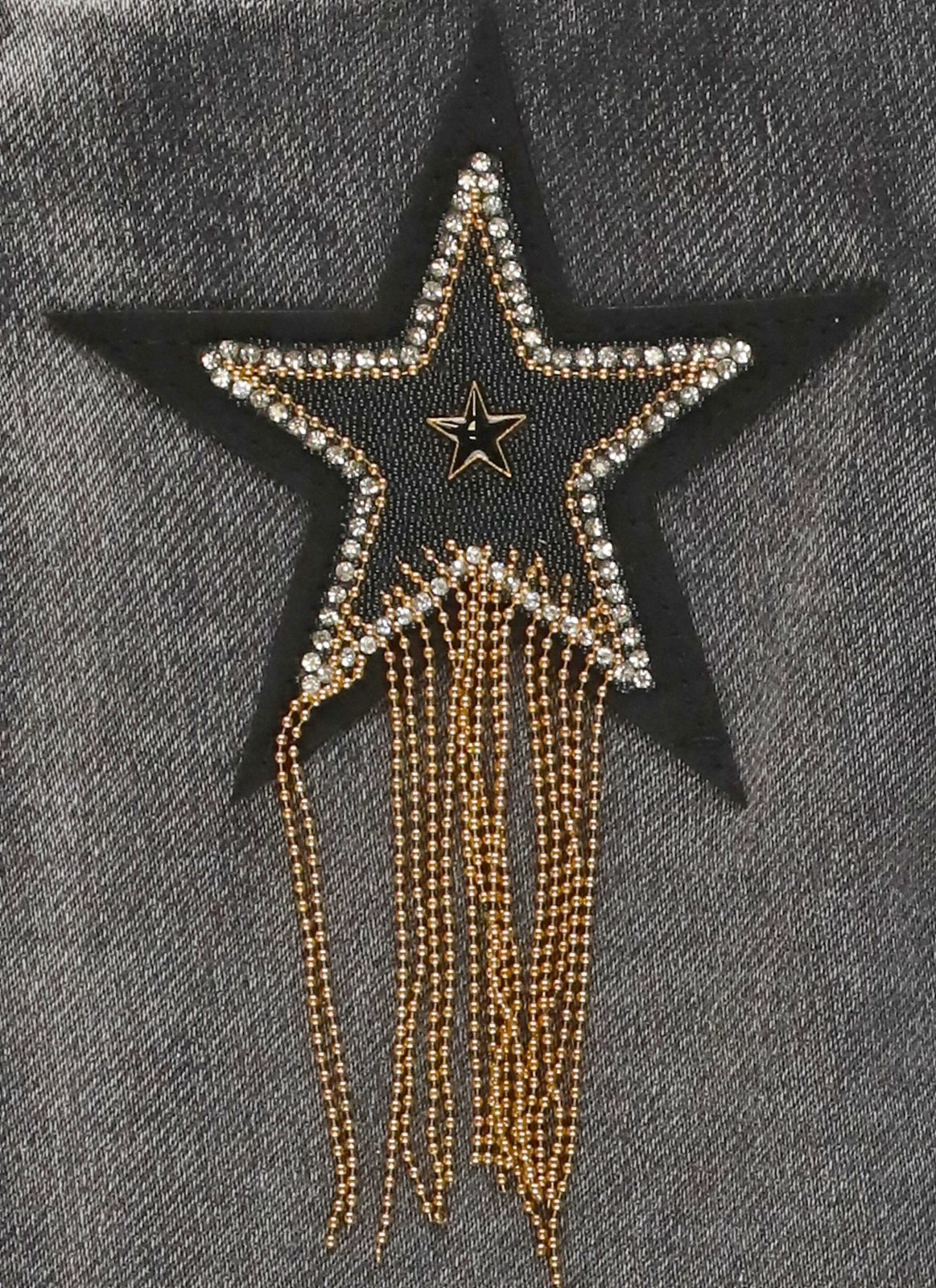 Monnalisa Star Embellished Straight Leg Jeans