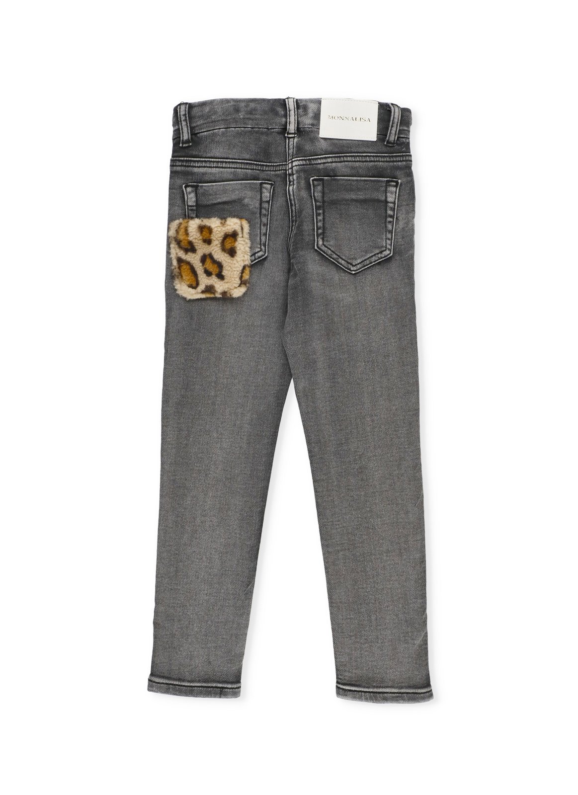 Monnalisa Star Embellished Straight Leg Jeans