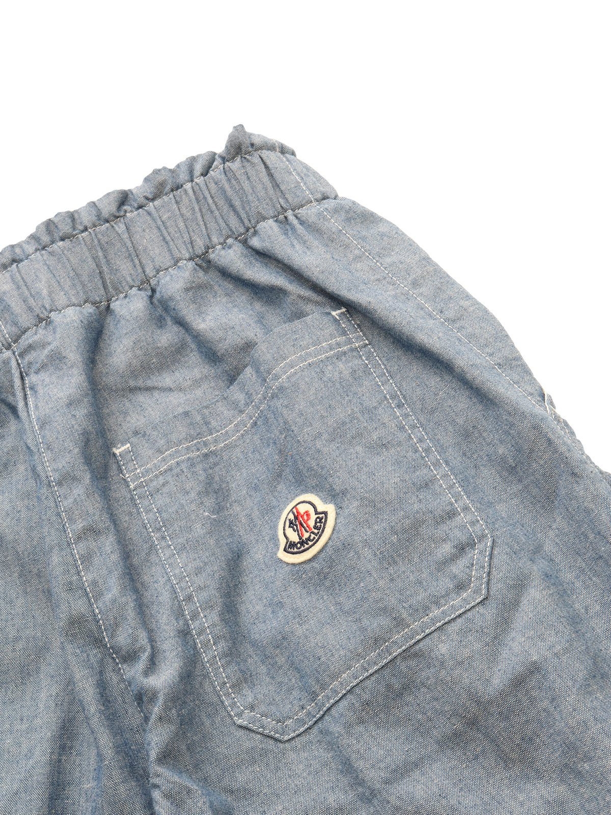 Moncler Enfant Logo Patch Elasticated-Waist Jeans