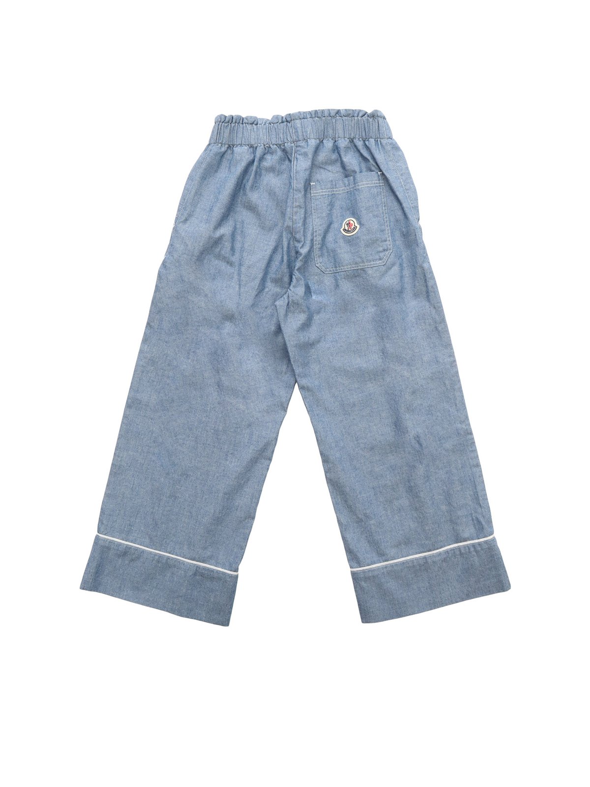 Moncler Enfant Logo Patch Elasticated-Waist Jeans