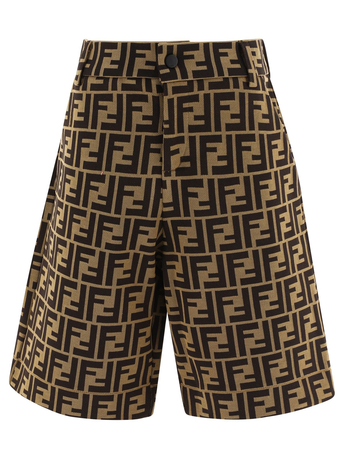 Fendi Kids Allover FF Motif Shorts