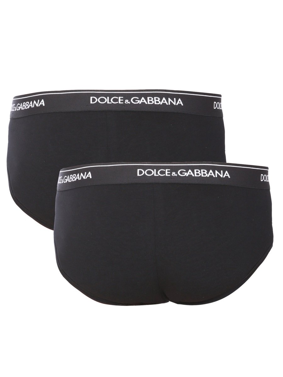 Dolce & Gabbana Logo Waistband 2-Pack Briefs
