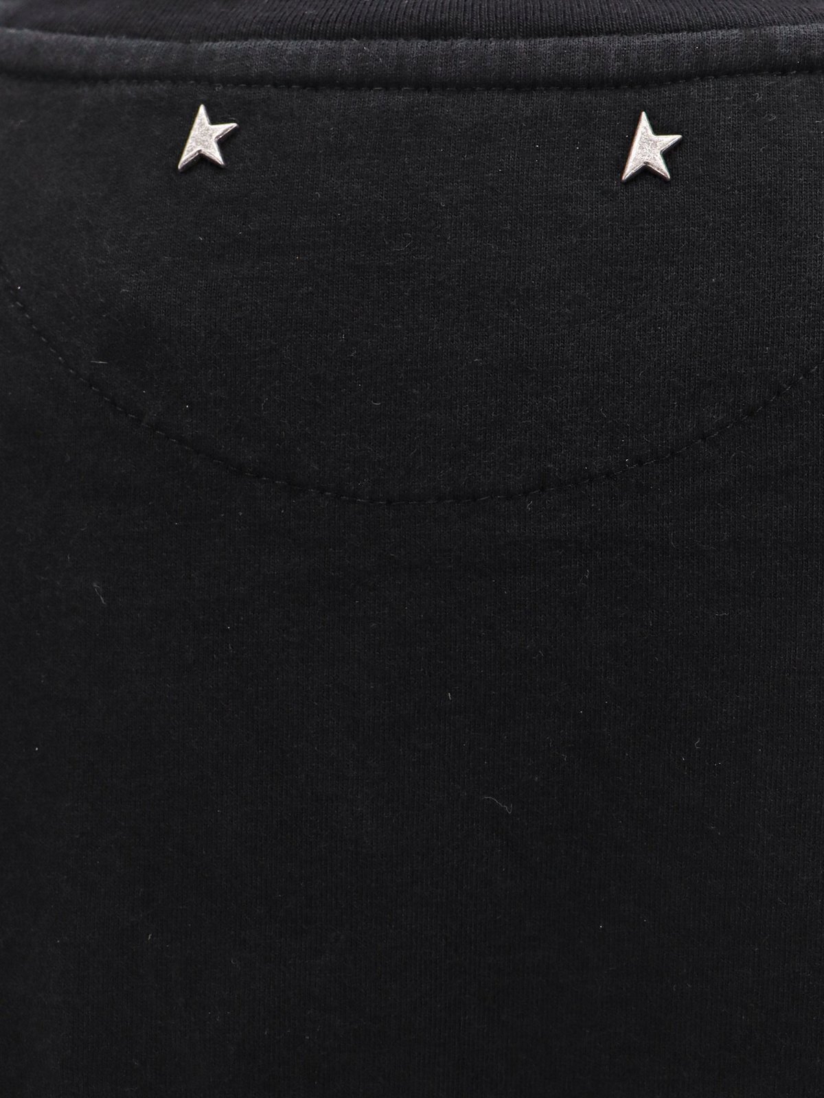 Golden Goose Deluxe Brand Logo Patch Distressed T-Shirt