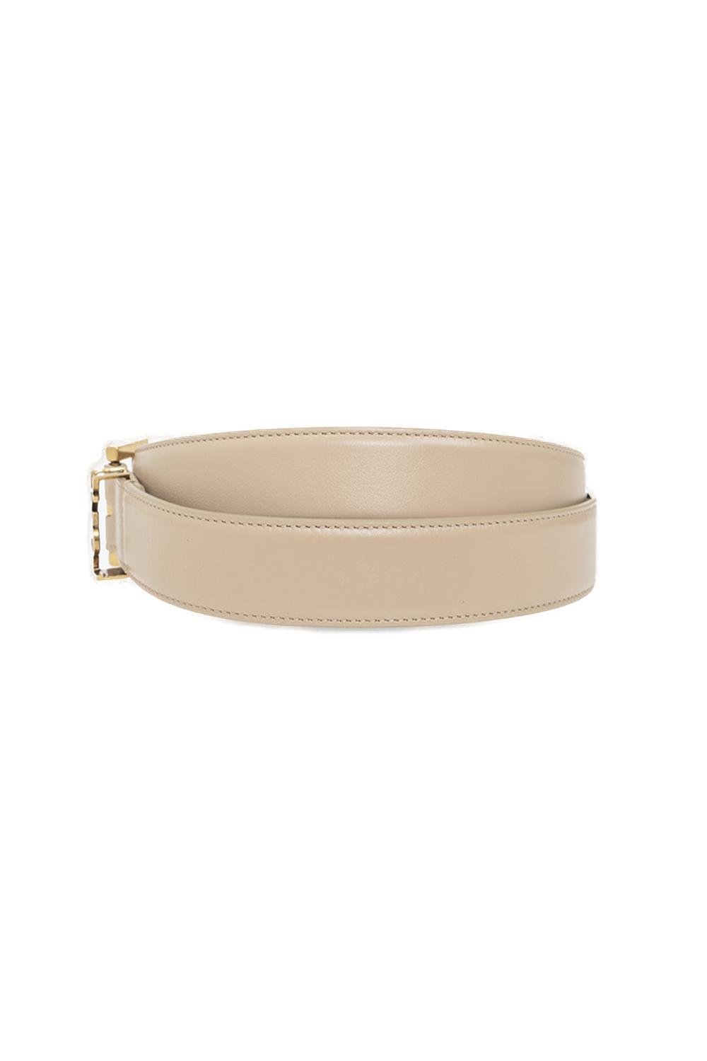 Saint Laurent Cassandre Logo Plaque Belt