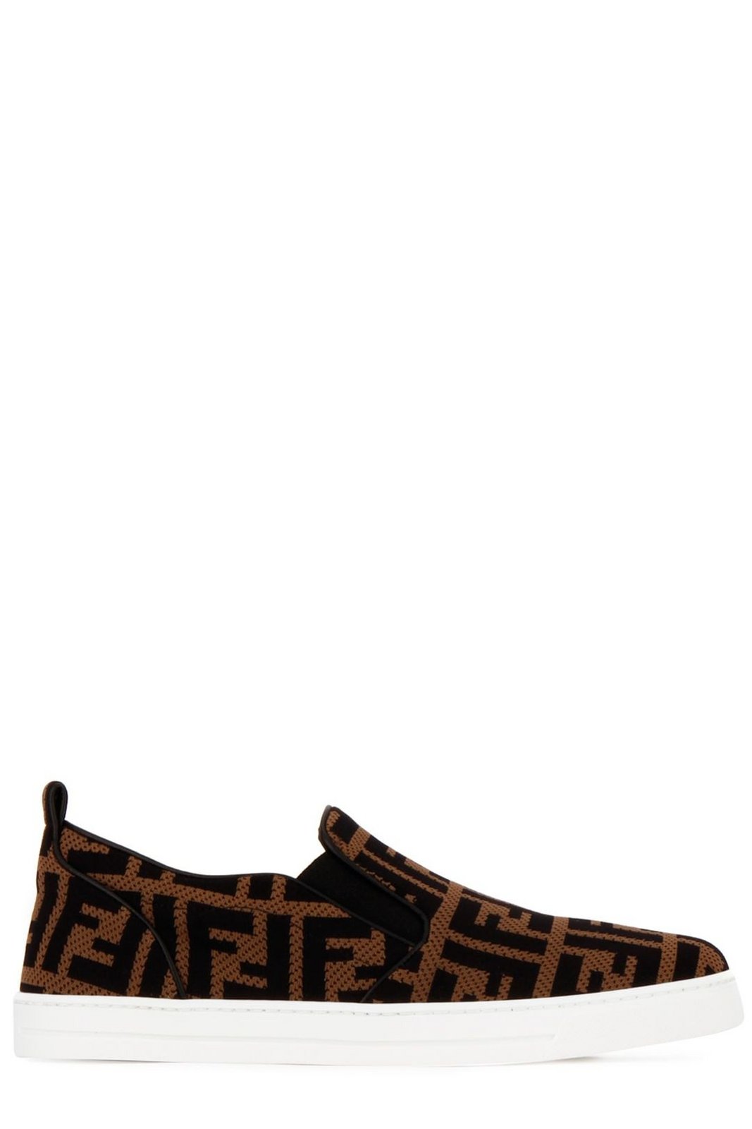 Fendi Kids FF Motif Slip-On Sneakers