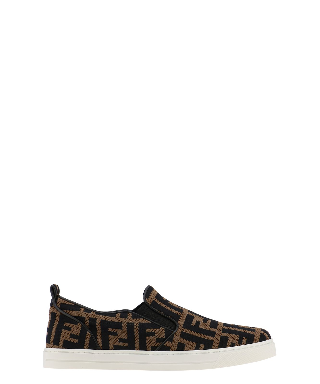 Fendi Kids FF Motif Slip-On Sneakers