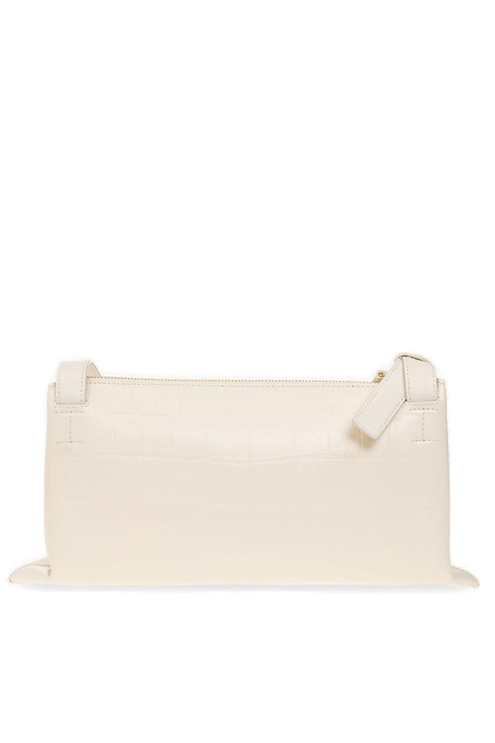 Jil Sander Embossed Logo Printed Crossbody Bag