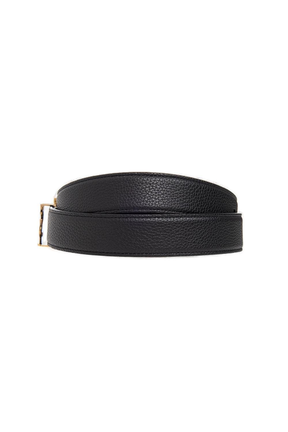 Saint Laurent Cassandre Logo Plaque Belt